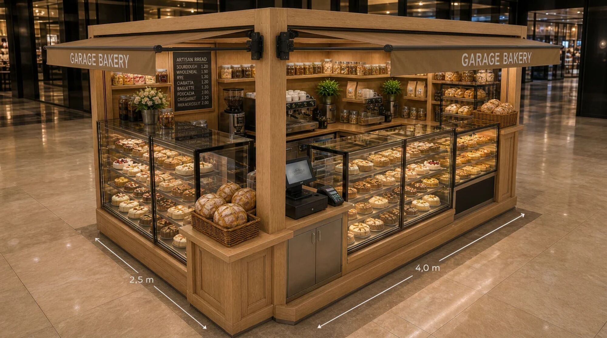 GARAGE BAKERY — Формат B (2 × 4 м)