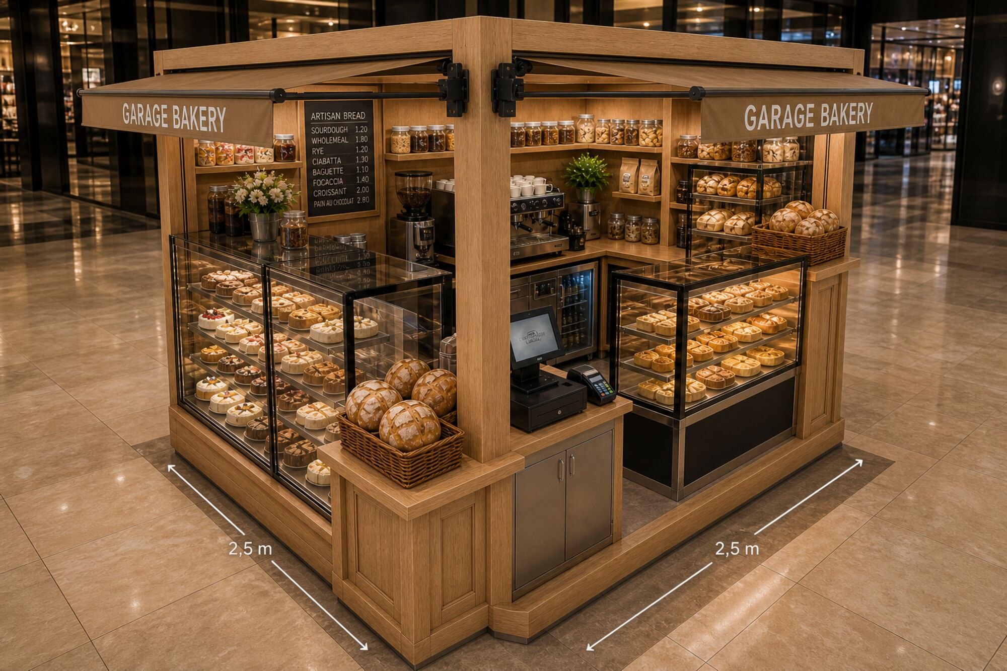 GARAGE BAKERY — Формат C (2,5 × 2,5 м)